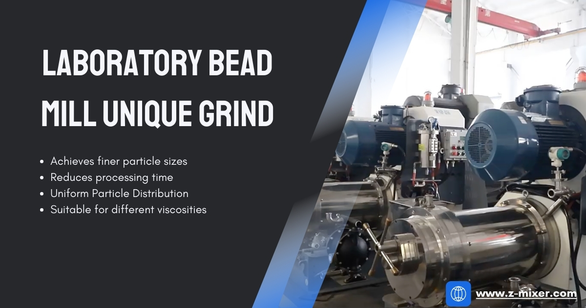 Laboratory Bead Mill Unique Grind Z-mixer